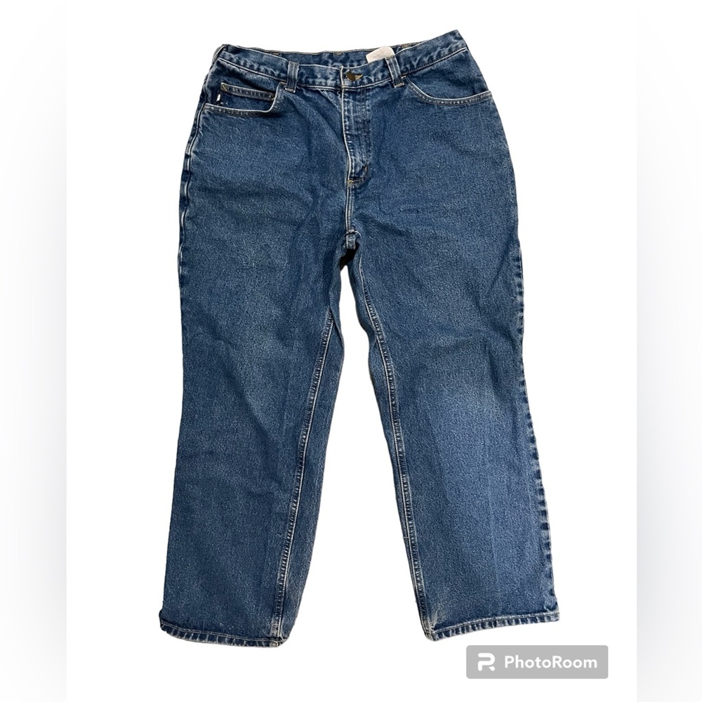 Carhartt size 34 x 28 Fire resistant denim work jean